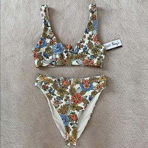 Dippin Daisy’s high waist cheeky bikini set